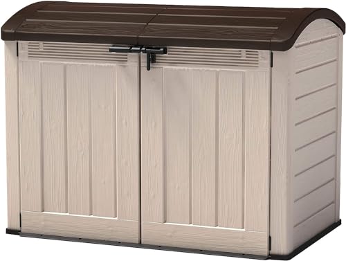 Keter Store It Out Nova 880L Outdoor Garden Storage Shed Light Grey