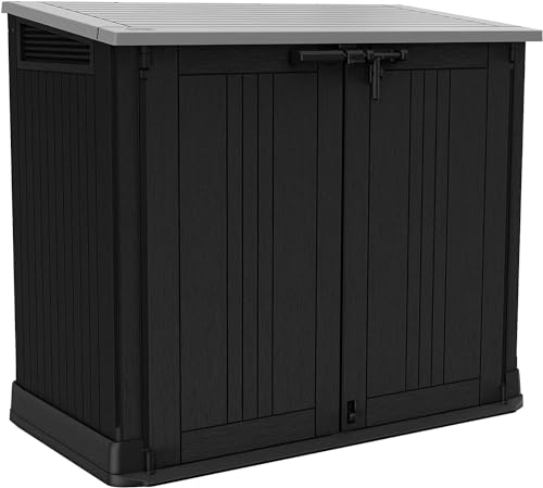 Keter Store It Out Nova 880L Outdoor Garden Storage Shed Light Grey