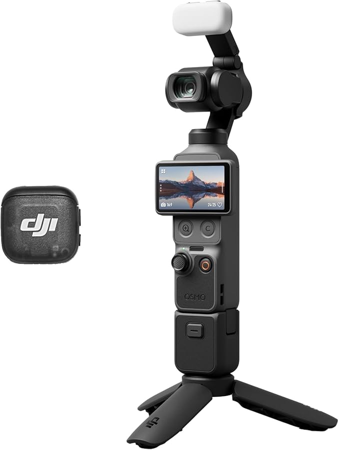 DJI Osmo Pocket 4 Creator Combo 1-Inch CMOS 4K Gimbal Camera Black