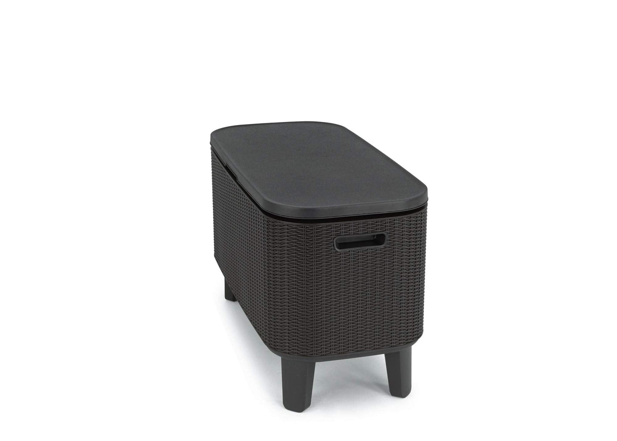 Keter Bevy BAR Cocktail Table, Polypropylene, Anthracite Grey