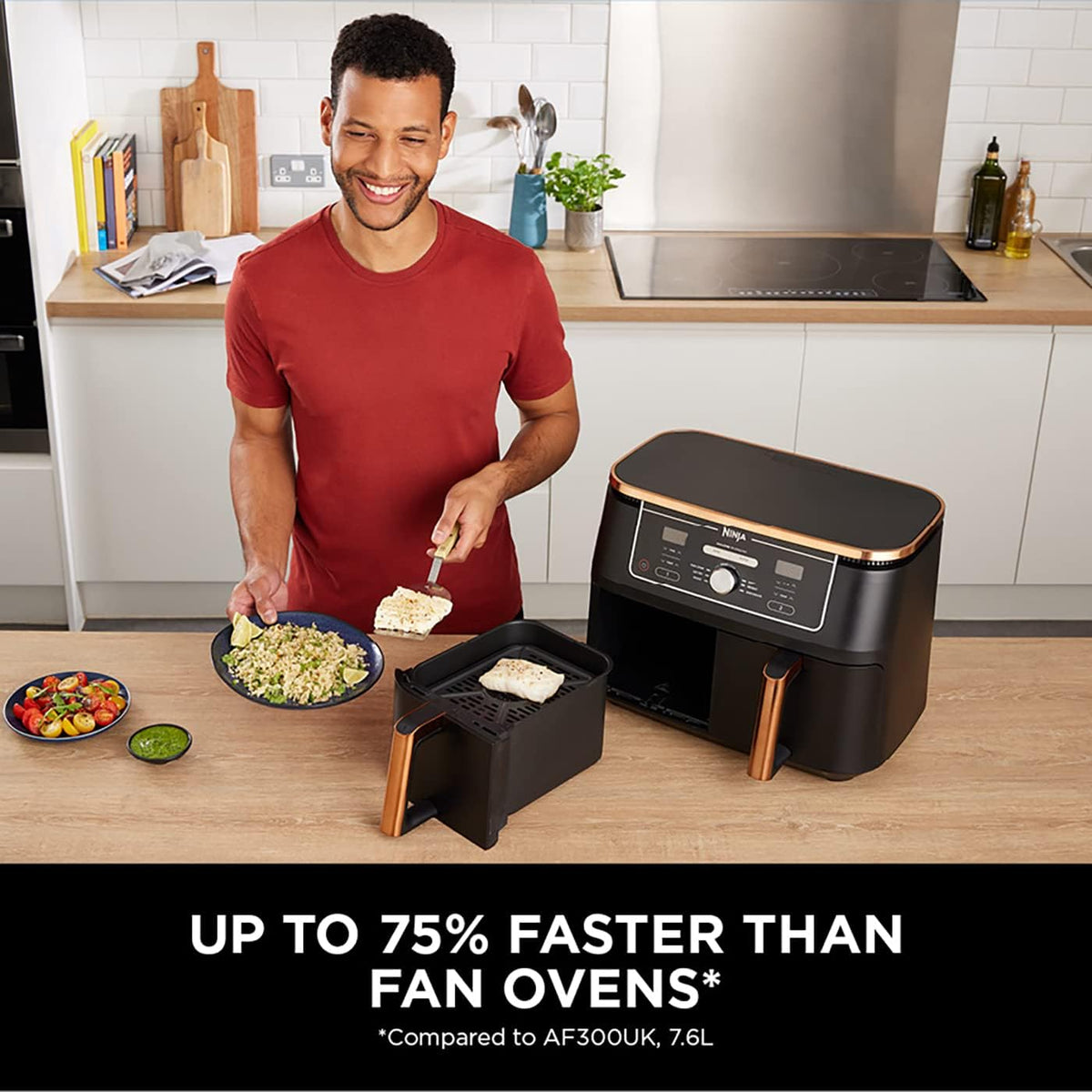 Ninja Foodi MAX Dual Zone Air Fryer 9.5L 2470W