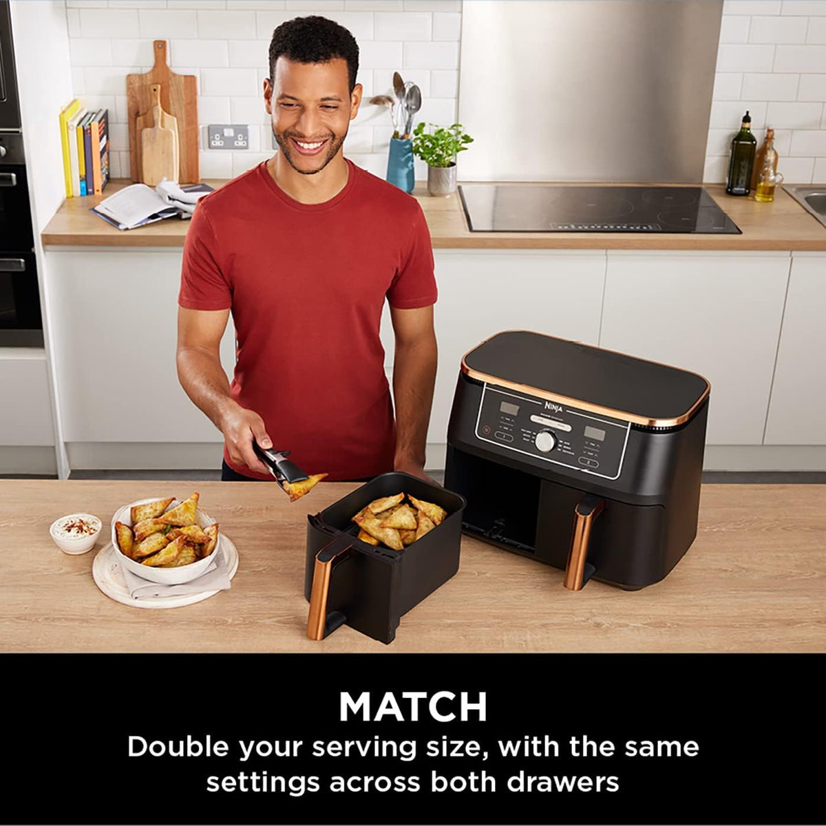 Ninja Foodi MAX Dual Zone Air Fryer 9.5L 2470W