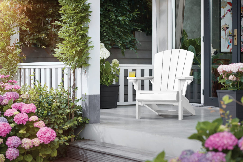 Keter Alpine Adirondack Garden Chair - White