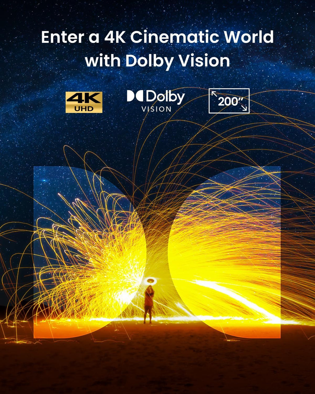 NEBULA Cosmos 4K SE Laser+LED Dolby Vision Projector D2342