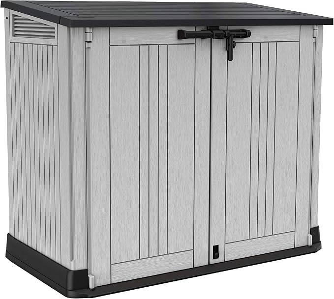 Keter Store It Out Nova 880L Outdoor Garden Storage Shed Light Grey